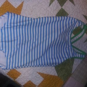 Llbean girls size 6 swim suit